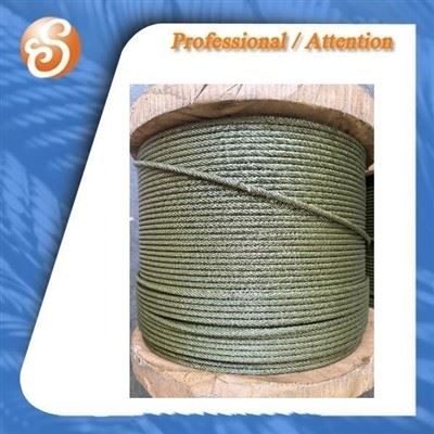 Alta tração à tração Cordão de aço não galvanizado 6x36ws+IWRC